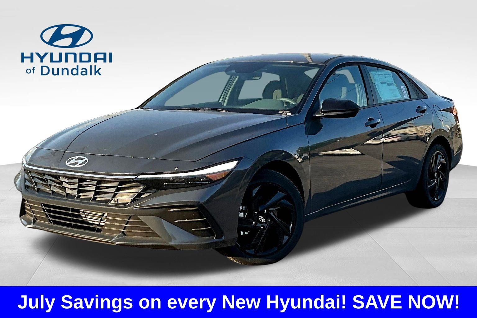Ecotronic Gray 2026 Hyundai Elantra Sedan Front-Wheel Drive Continuously Variable Transmission