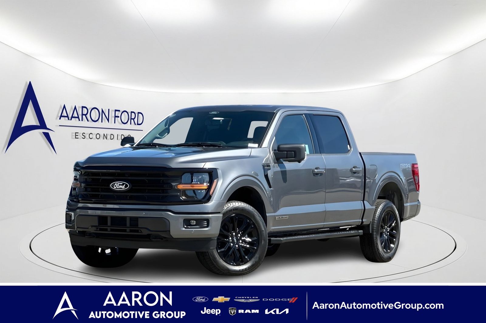 Gray Metallic 2025 Ford F-150 Pickup Truck Four-Wheel Drive Automatic