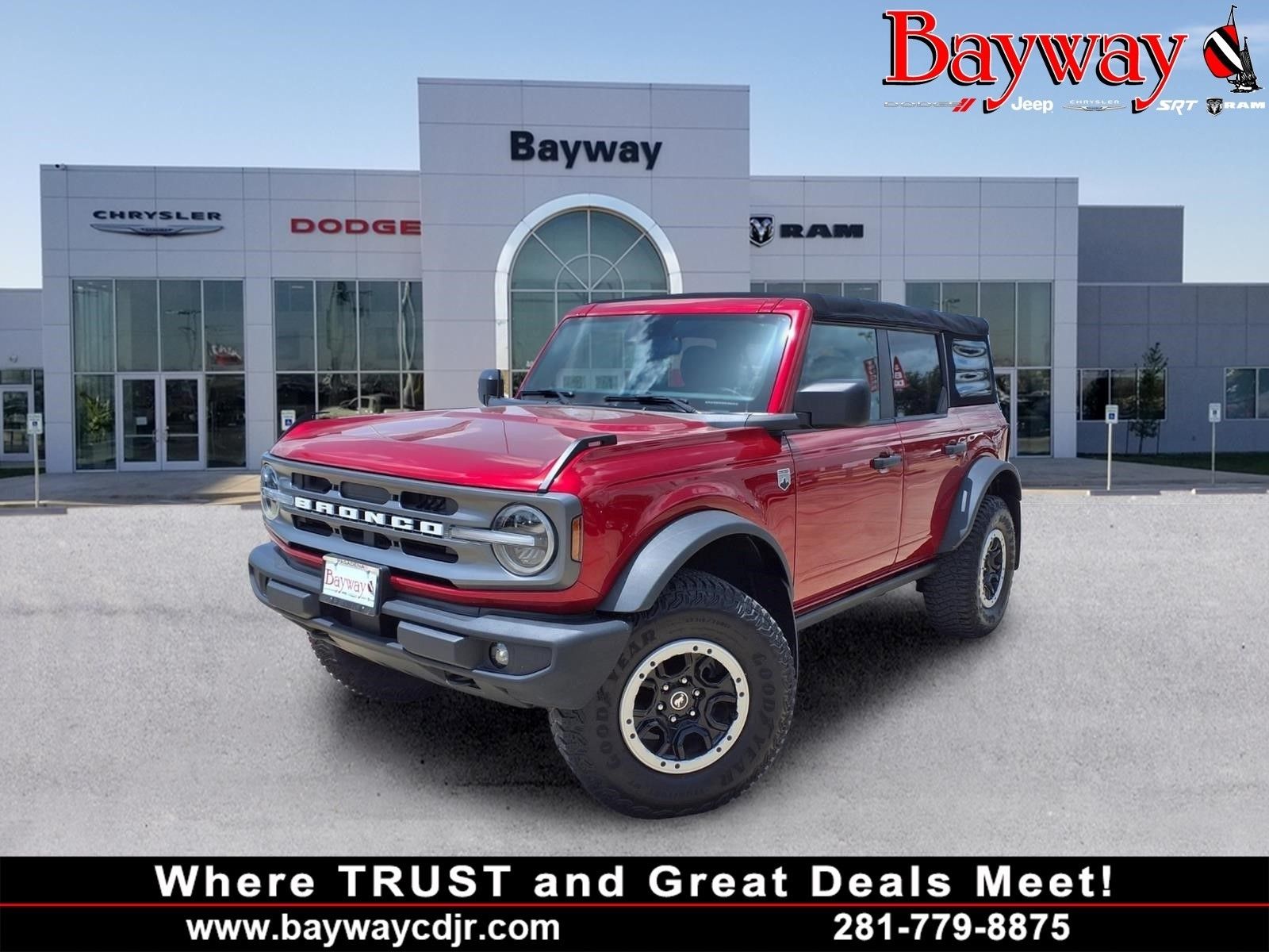 2021 Ford Bronco Big Bend Red at Cook Ford