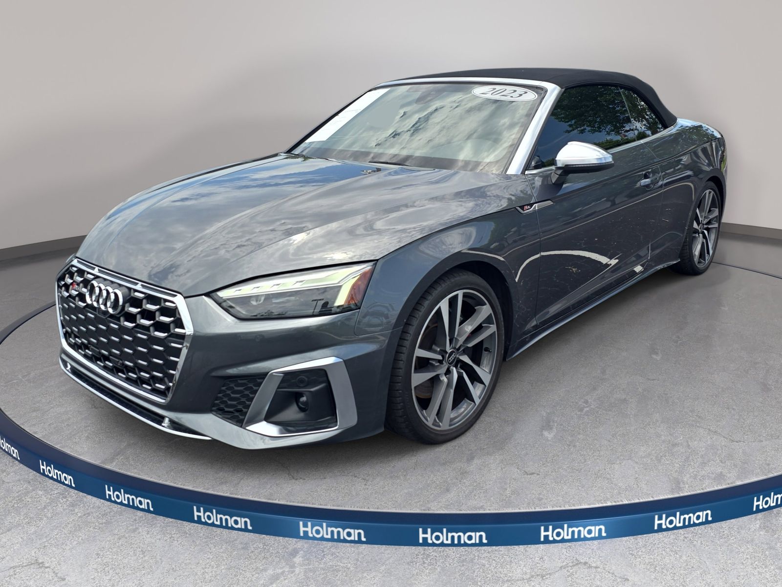 Daytona Gray Pearl Effect 2023 Audi S5 3.0T quattro Premium Plus Cabriolet AWD Convertible All-Wheel Drive 8-Speed Automatic