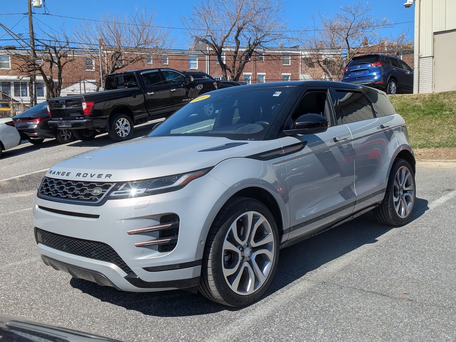 Gray 2020 Land Rover Range Rover Evoque SUV / Crossover All-Wheel Drive 9-Speed Automatic