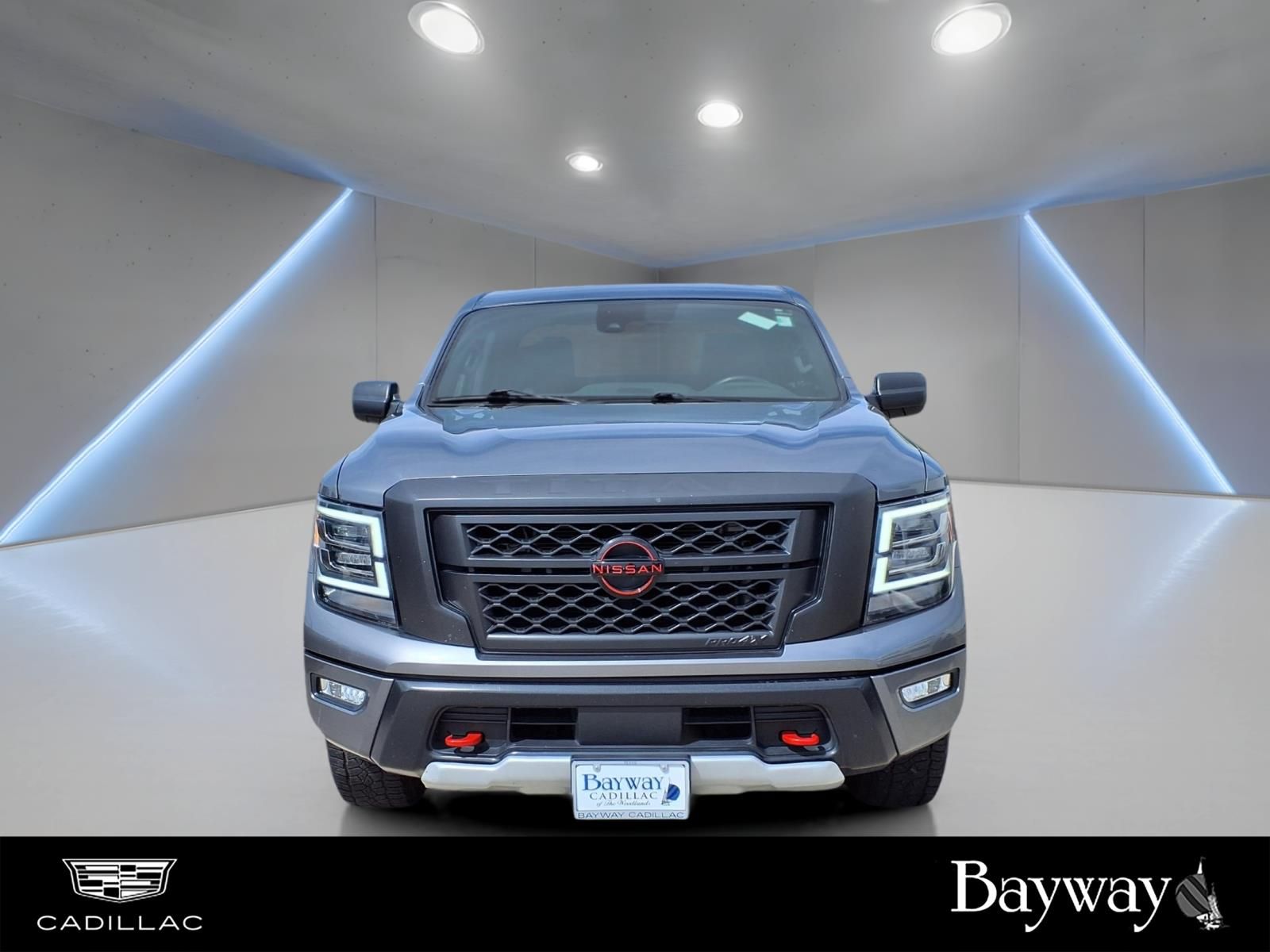 2023 Nissan Titan PRO-4X Gray at Bayshore Chrysler Jeep Dodge Ram