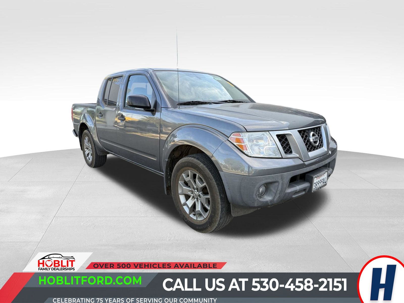Gray (Gun Metallic) 2020 Nissan Frontier Pickup Truck Four-Wheel Drive 9-Speed Automatic