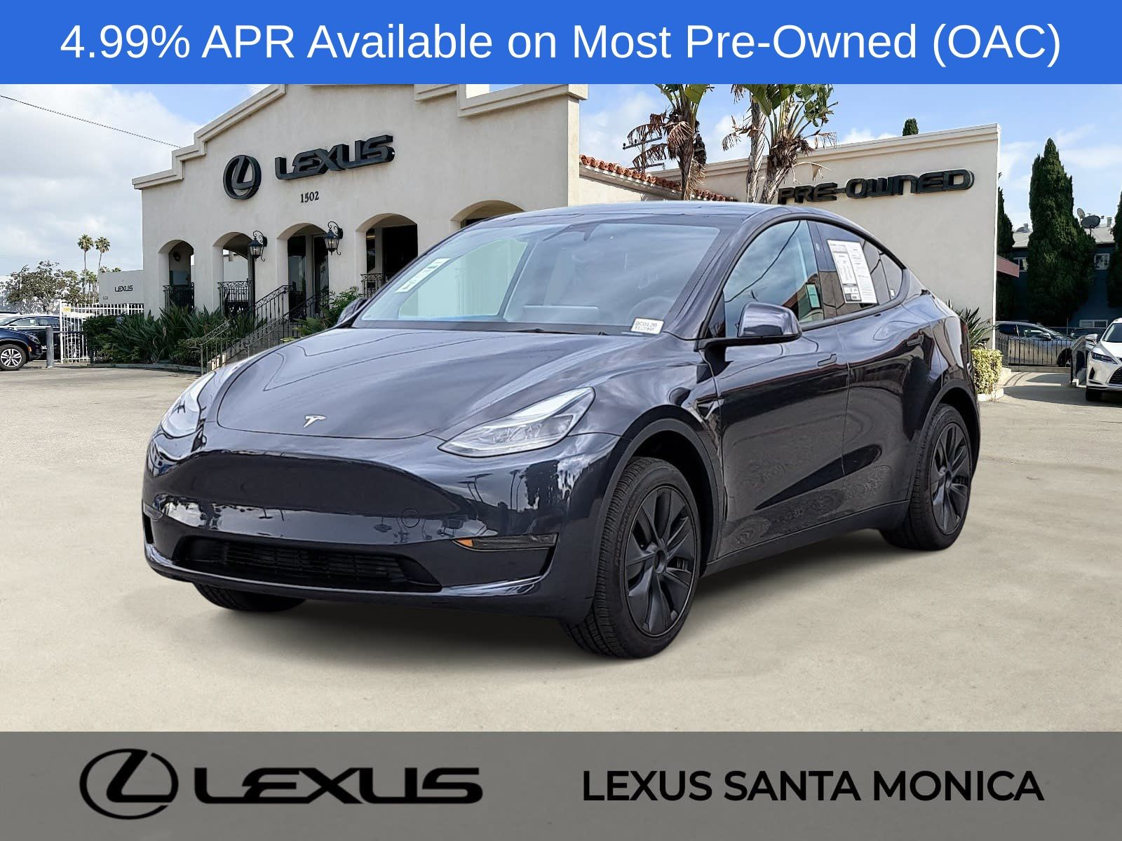 Gray 2024 Tesla Model Y Rear-Wheel Drive 1-Speed Automatic