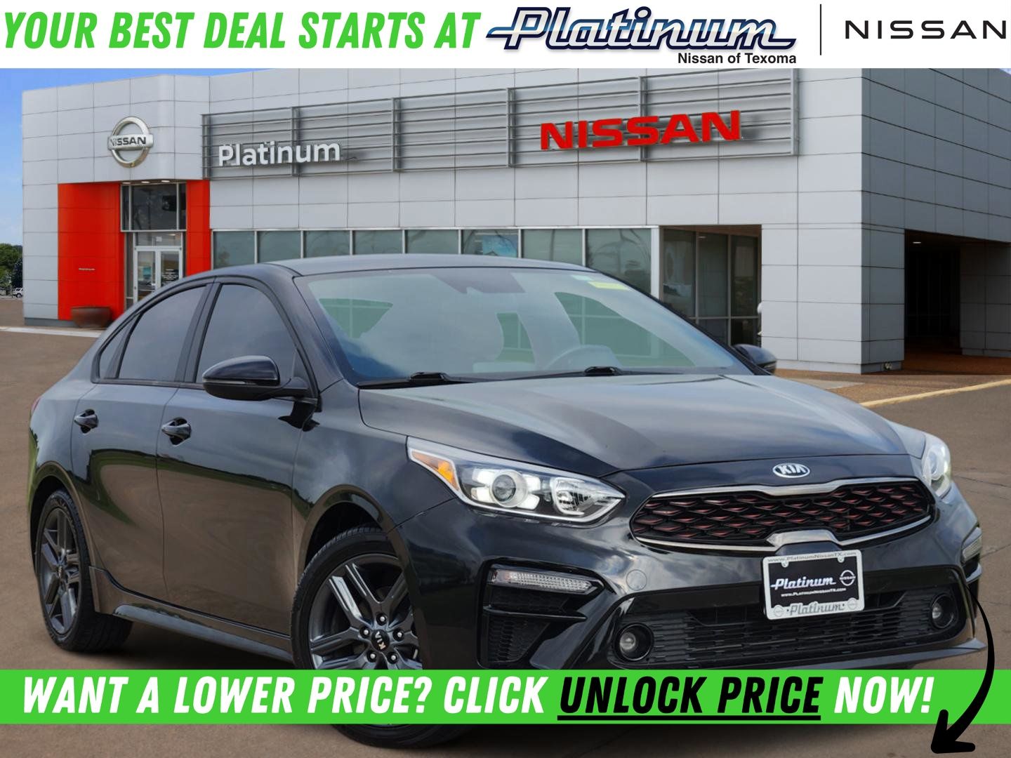 Aurora Black Pearl 2021 Kia Forte GT Line FWD Sedan Front-Wheel Drive Continuously Variable Transmission