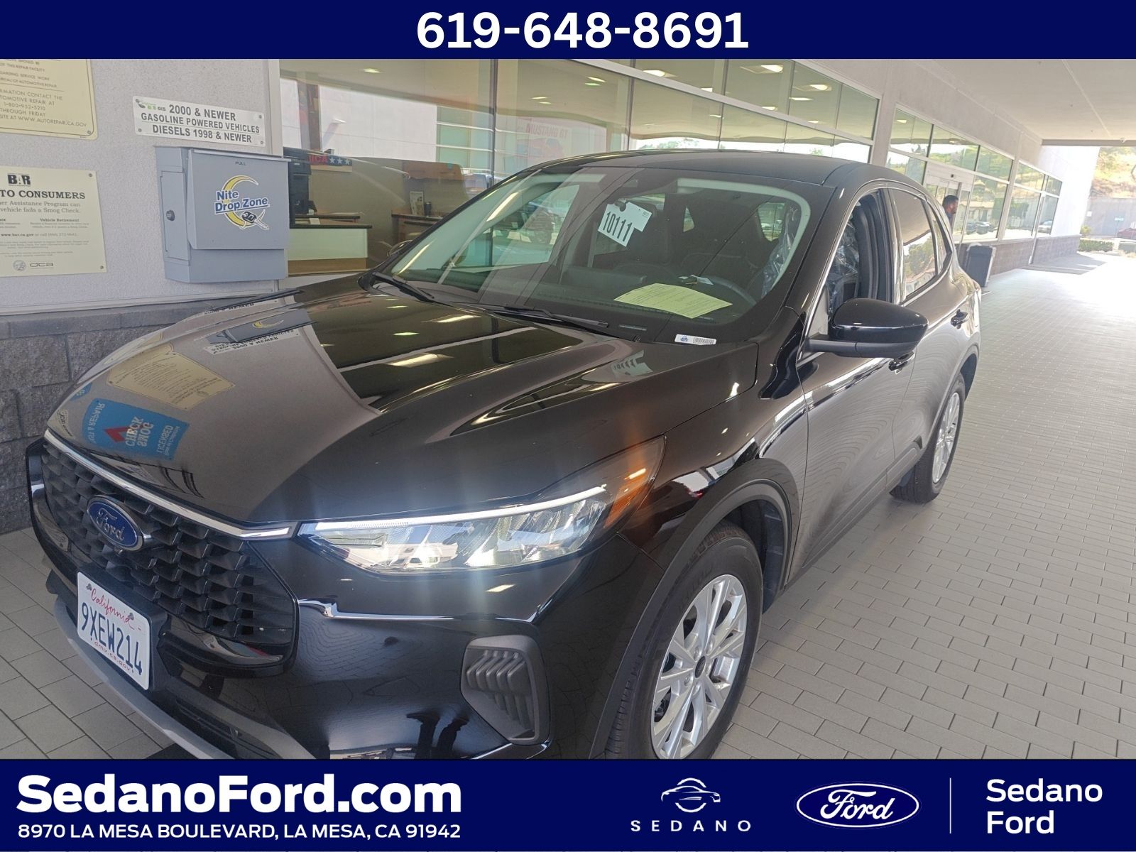 Agate Black Metallic 2024 Ford Escape Active FWD SUV / Crossover Front-Wheel Drive 8-Speed Automatic