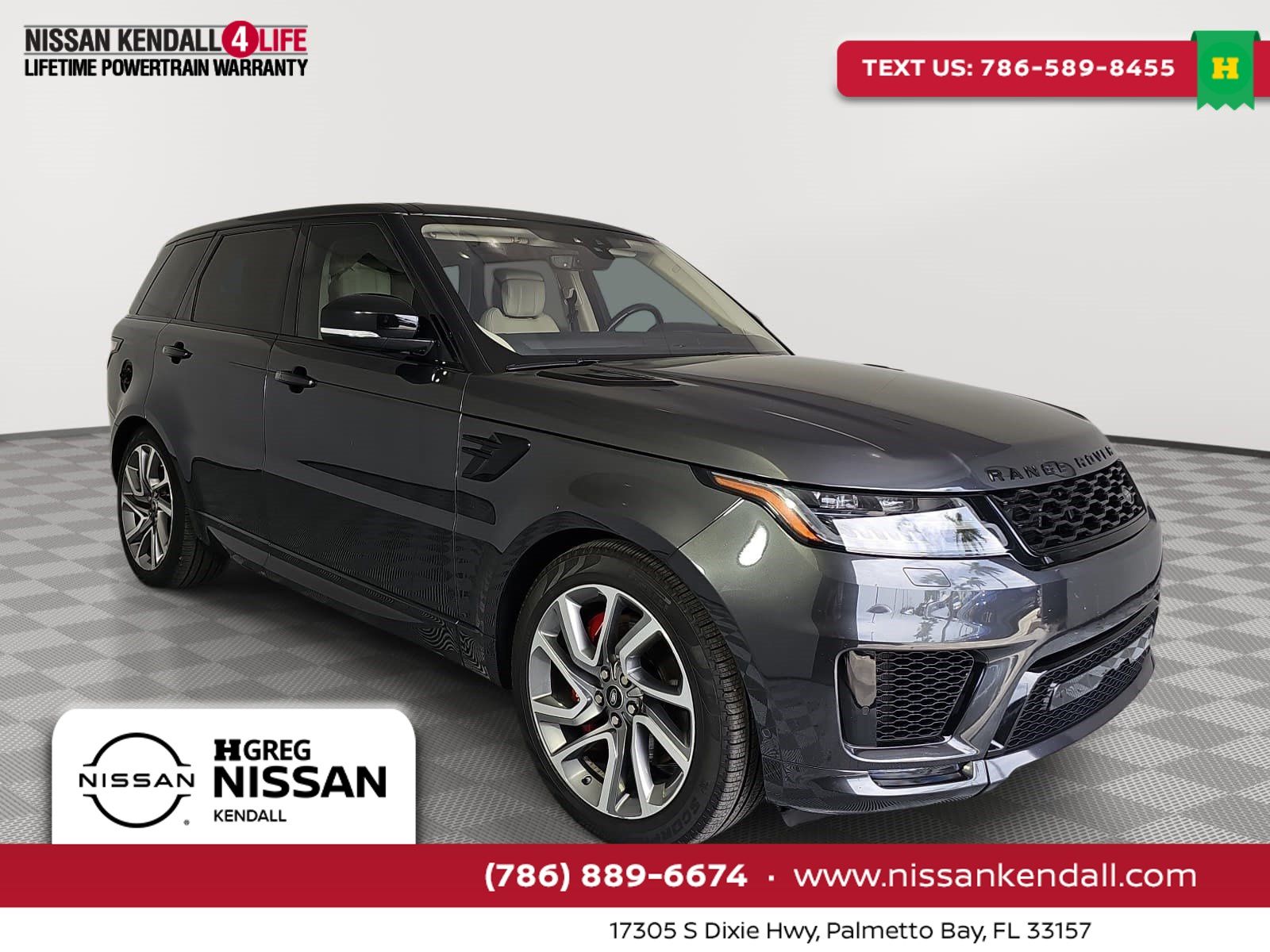 Gray 2018 Land Rover Range Rover Sport SUV / Crossover All-Wheel Drive 8-Speed Automatic