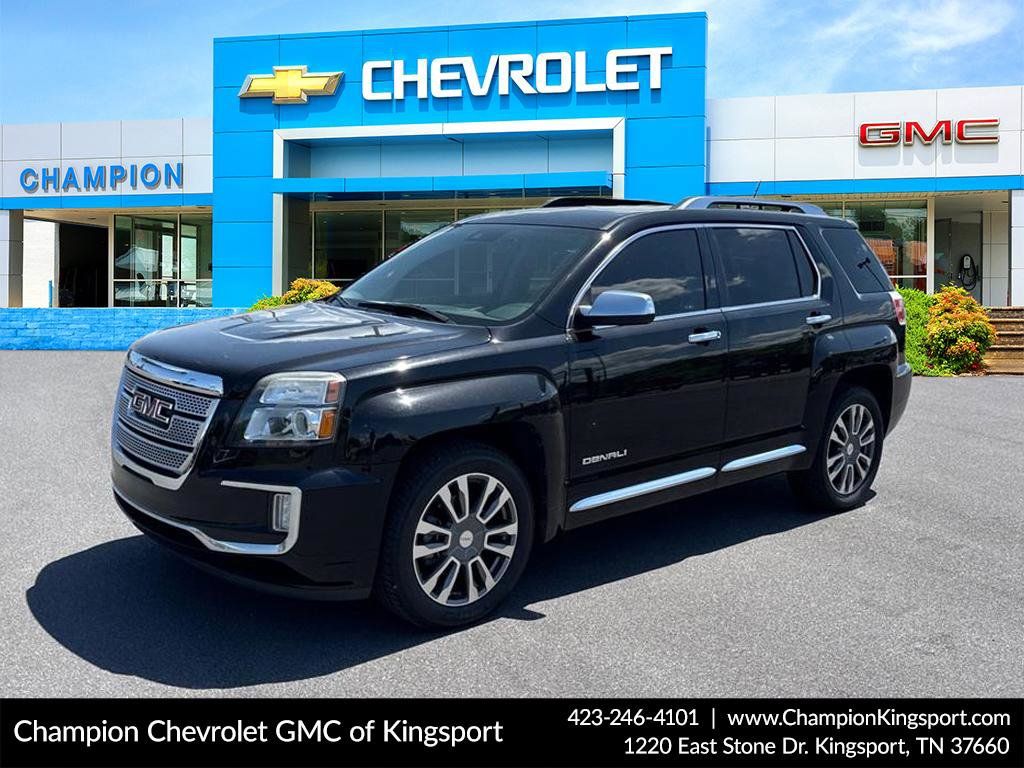 Black (Ebony Twilight Metallic) 2017 GMC Terrain Denali SUV / Crossover Front-Wheel Drive 6-Speed Automatic