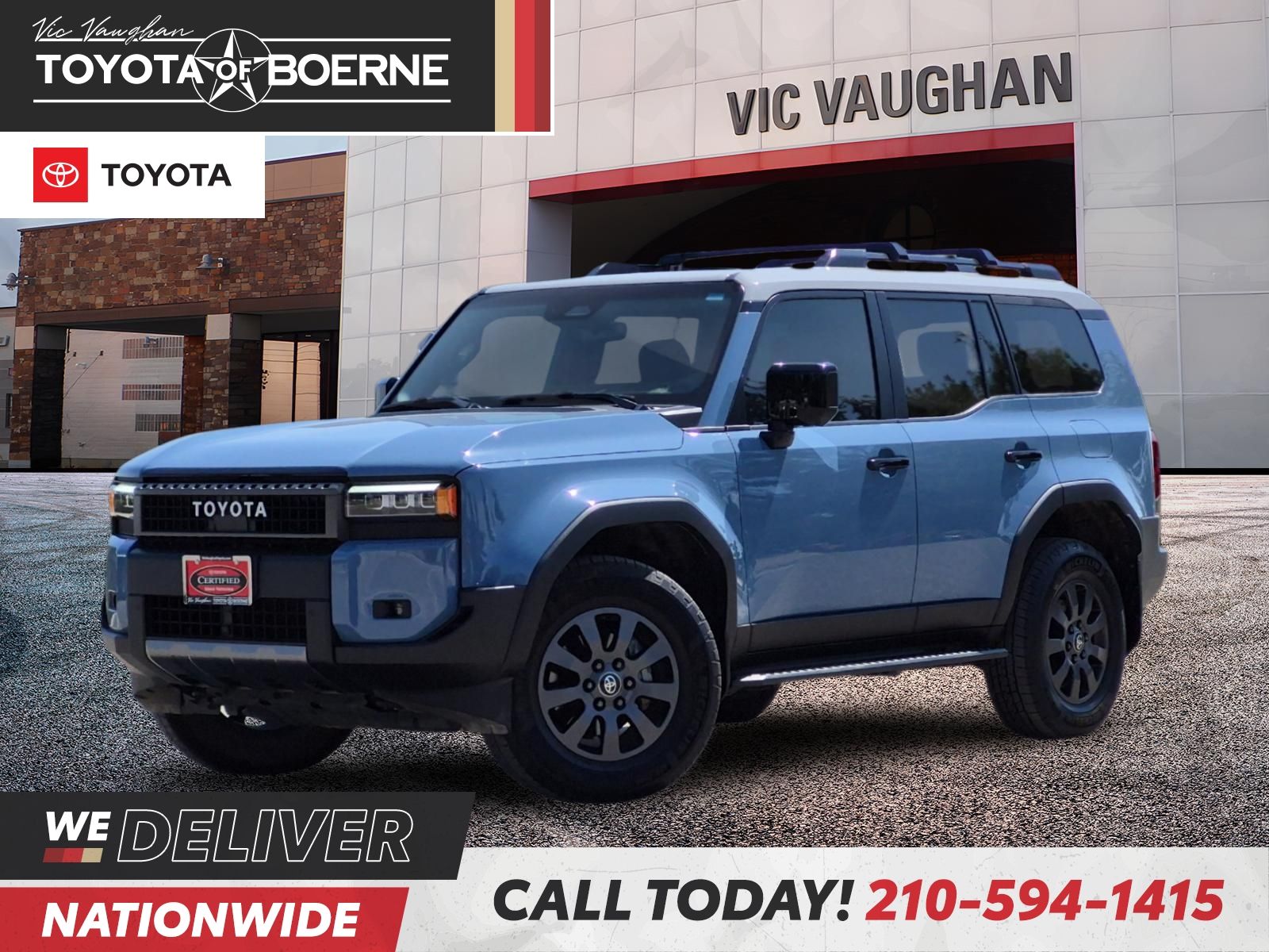 Heritage Blue/Gray Scape 2025 Toyota Land Cruiser SUV / Crossover Four-Wheel Drive 8-Speed Automatic