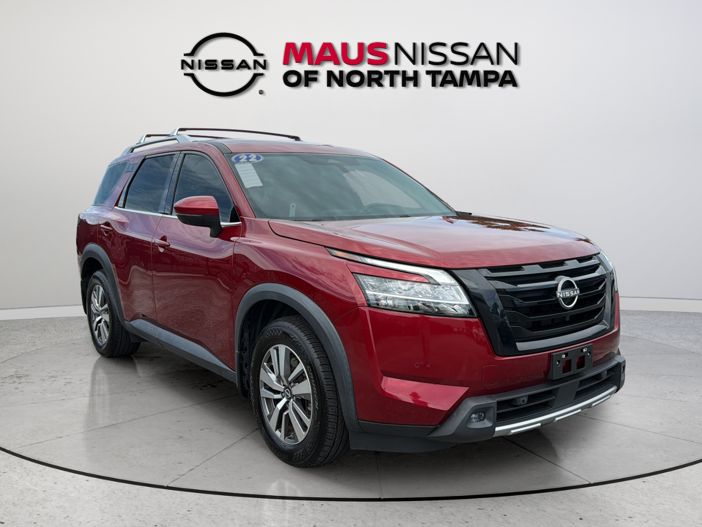 Red (Scarlet Ember Tintcoat) 2022 Nissan Pathfinder SUV / Crossover Front-Wheel Drive 9-Speed Automatic