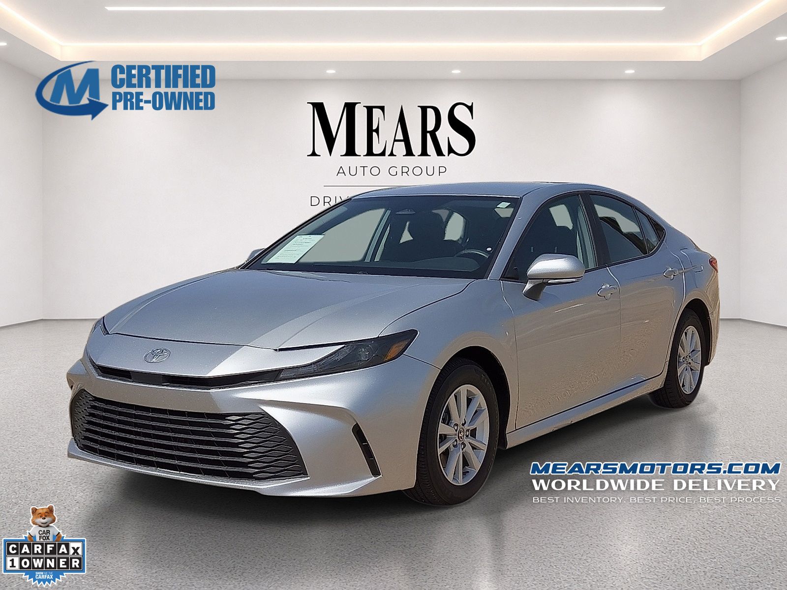 Celestial Silver Metallic 2025 Toyota Camry Sedan Front-Wheel Drive Continuously Variable Transmission
