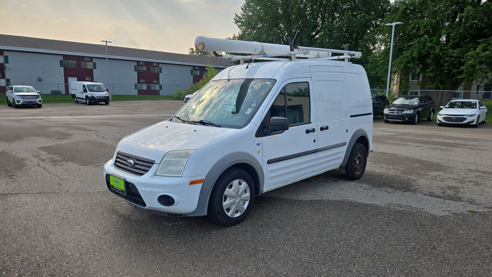 Frozen White 2012 Ford Transit Connect Van Front-Wheel Drive 4-Speed Automatic Overdrive