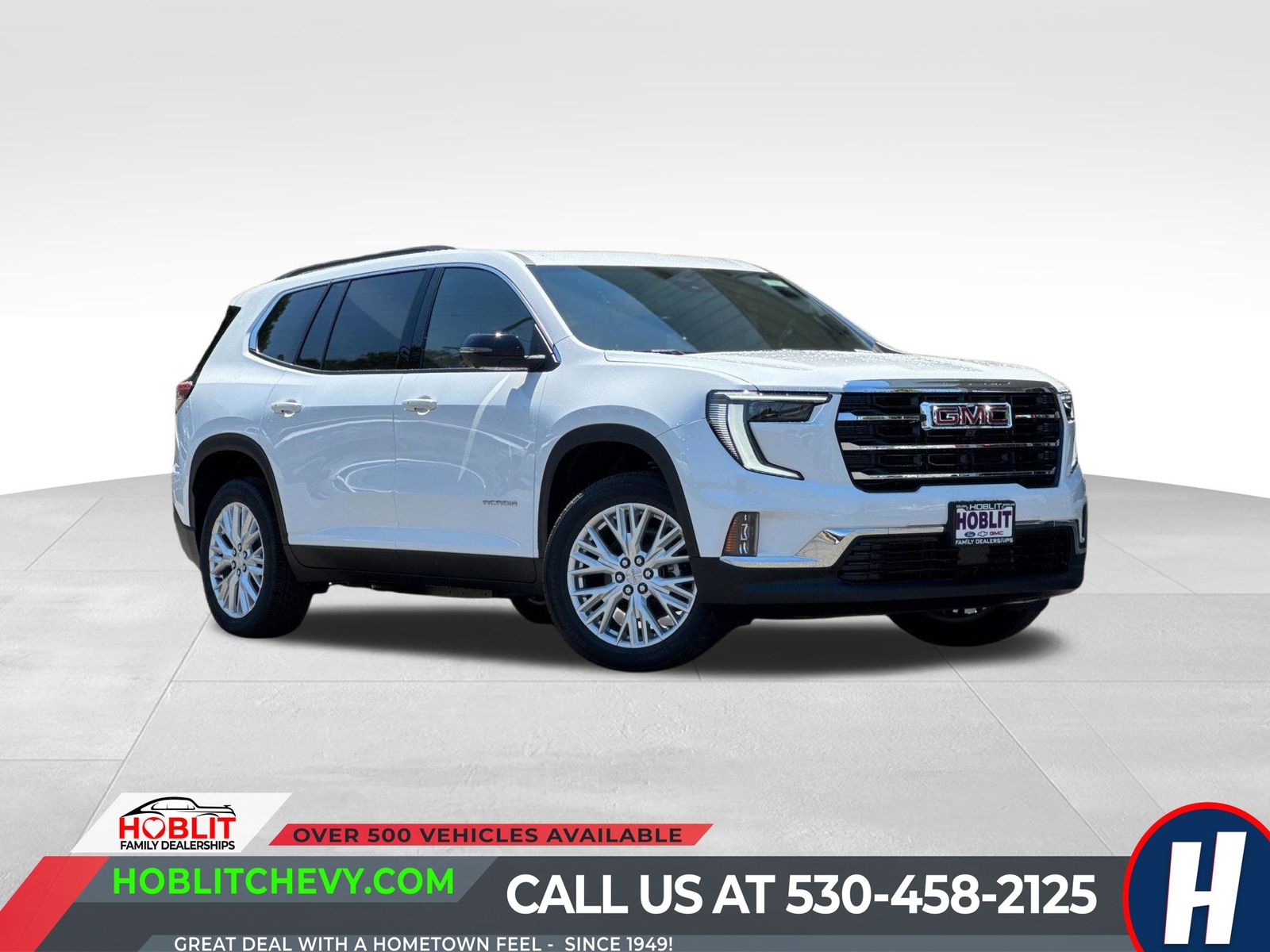 Summit White 2026 GMC Acadia SUV / Crossover Front-Wheel Drive 8-Speed Automatic