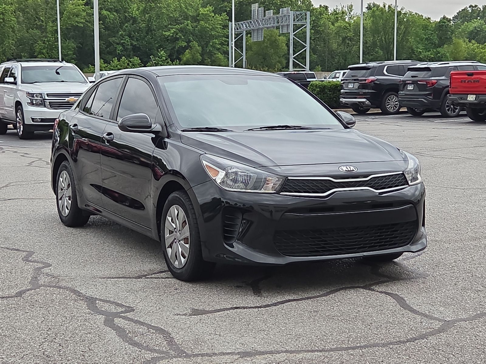 Aurora Black 2019 Kia Rio Sedan Front-Wheel Drive 6-Speed Automatic