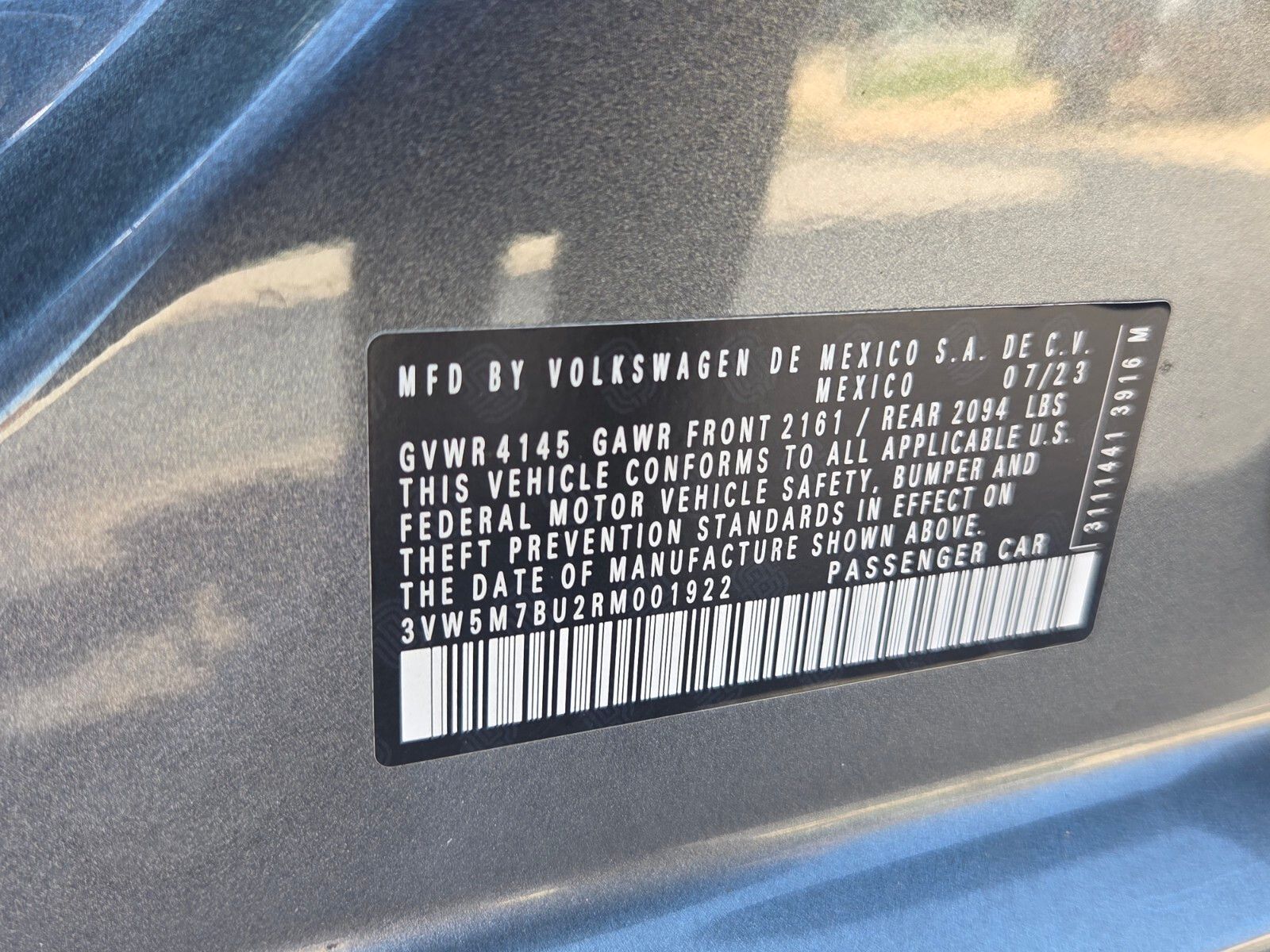 Used 2024 Gray Volkswagen 1.5T S image 6
