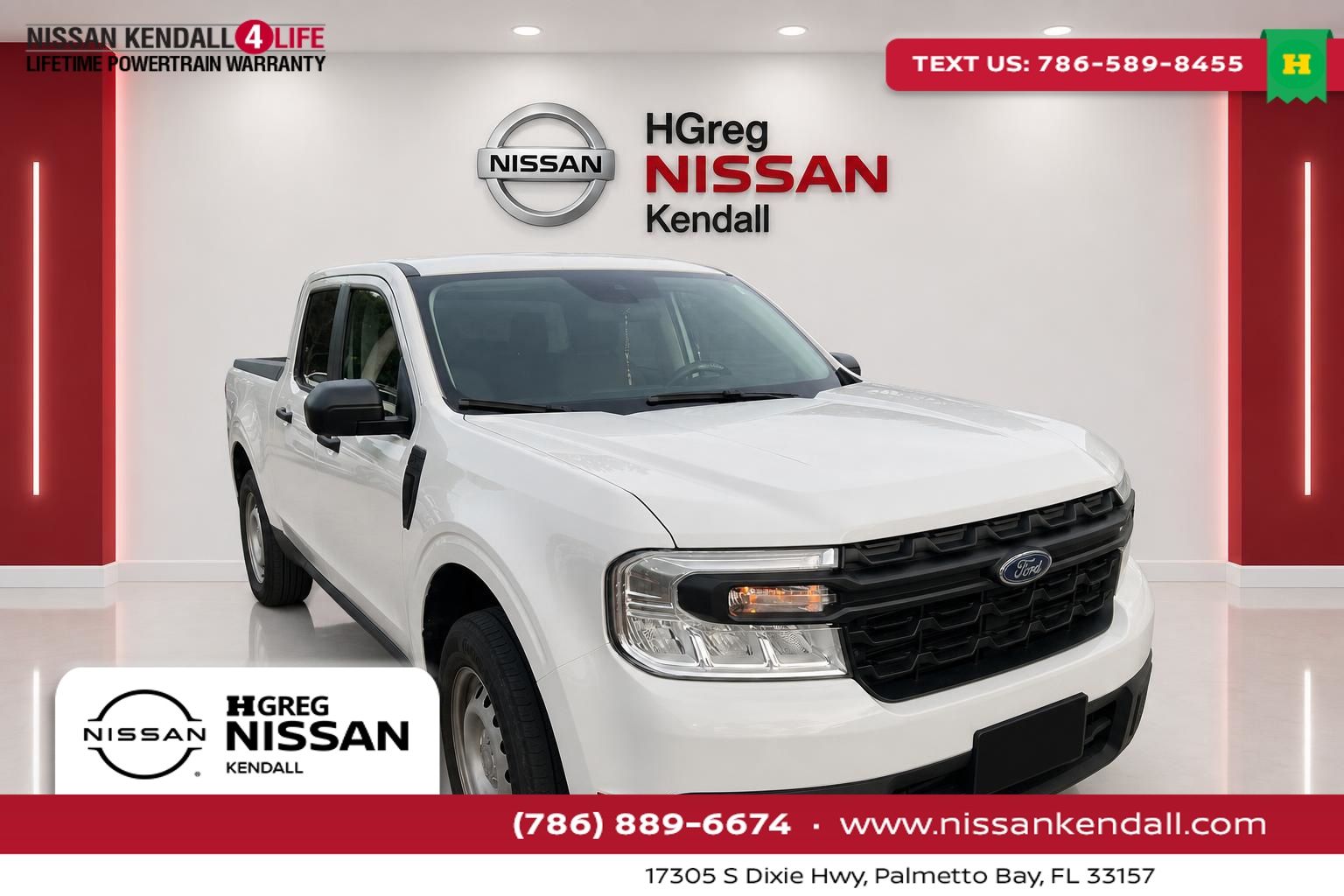 Oxford White 2023 Ford Maverick Pickup Truck All-Wheel Drive 8-Speed Automatic