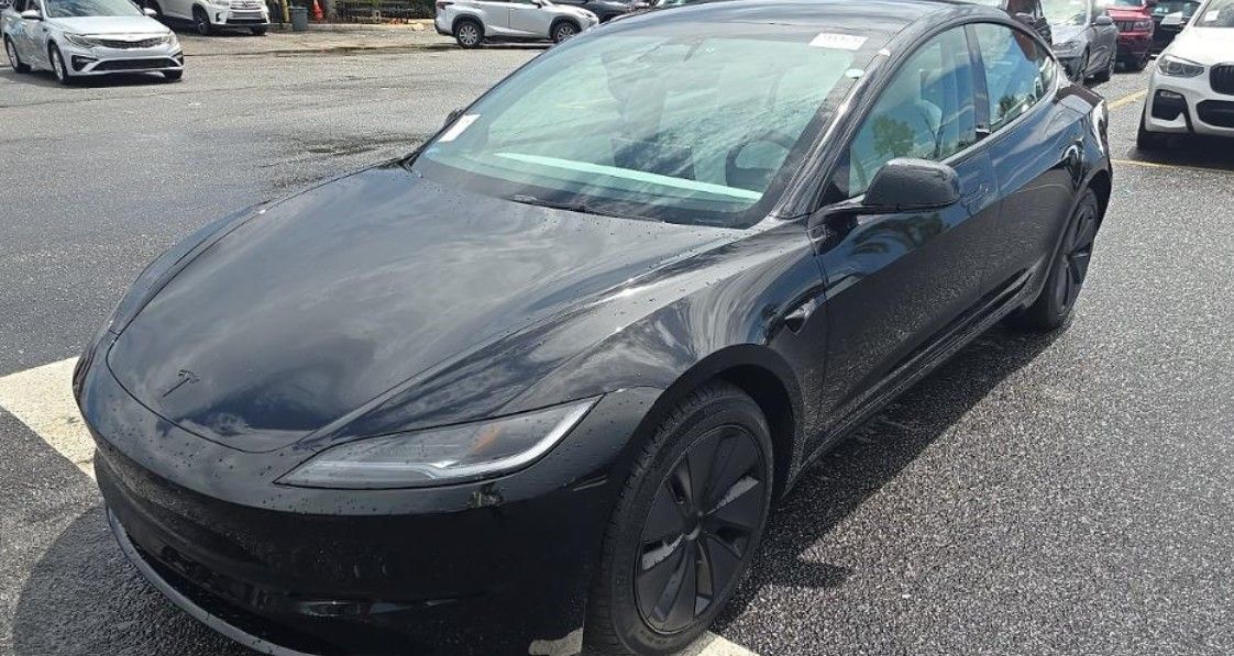 Black 2026 Tesla Model 3 Sedan All-Wheel Drive 1-Speed Automatic