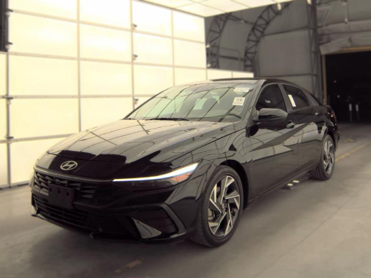 Abyss Black 2025 Hyundai Elantra Sedan Front-Wheel Drive Continuously Variable Transmission