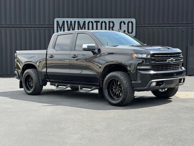 Black 2021 Chevrolet Silverado 1500 LT Crew Cab 4WD Pickup Truck Four-Wheel Drive 8-Speed Automatic