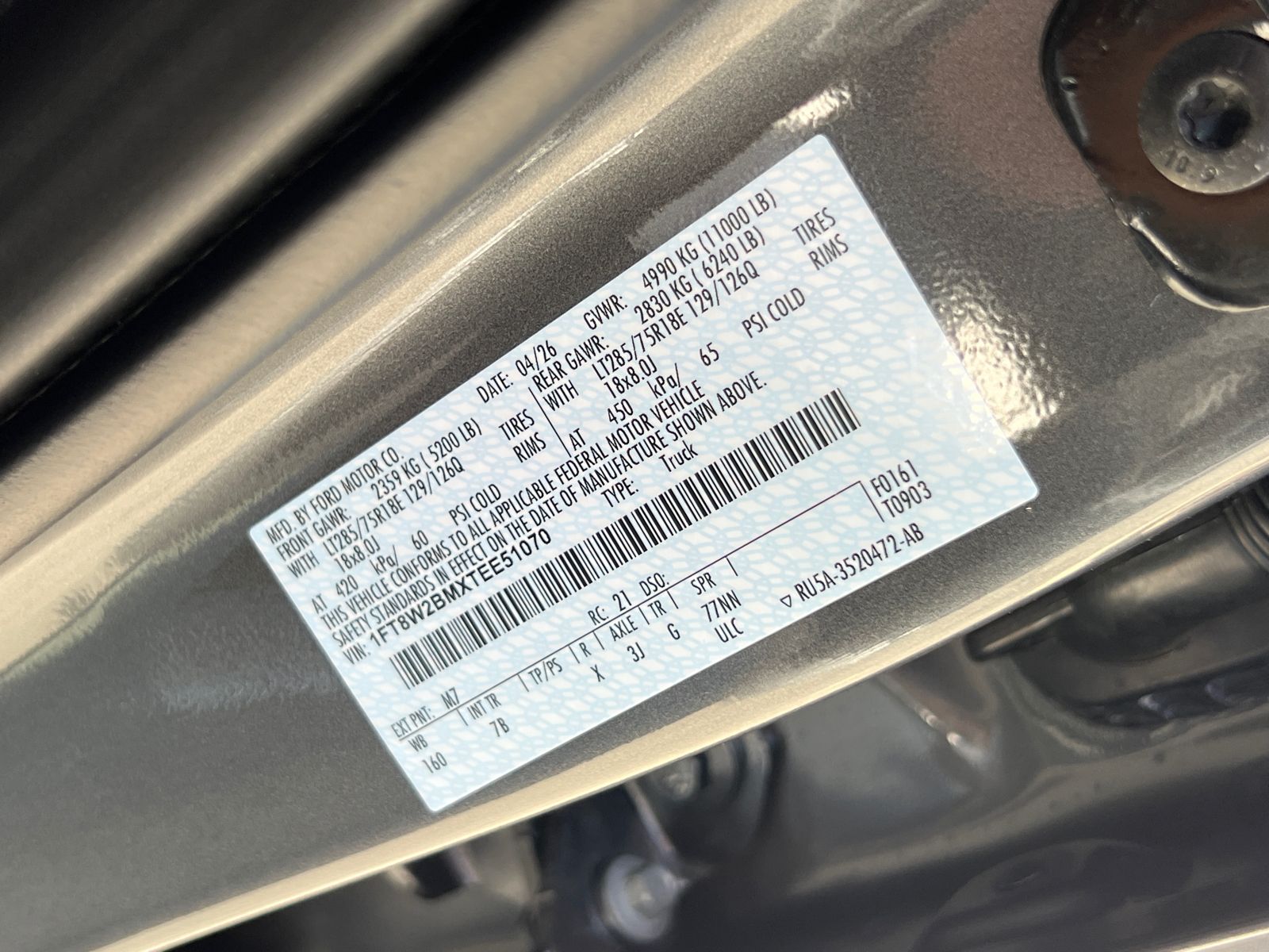 New 2026 Carbonized Gray Metallic Ford F-250® Platinum® image 35