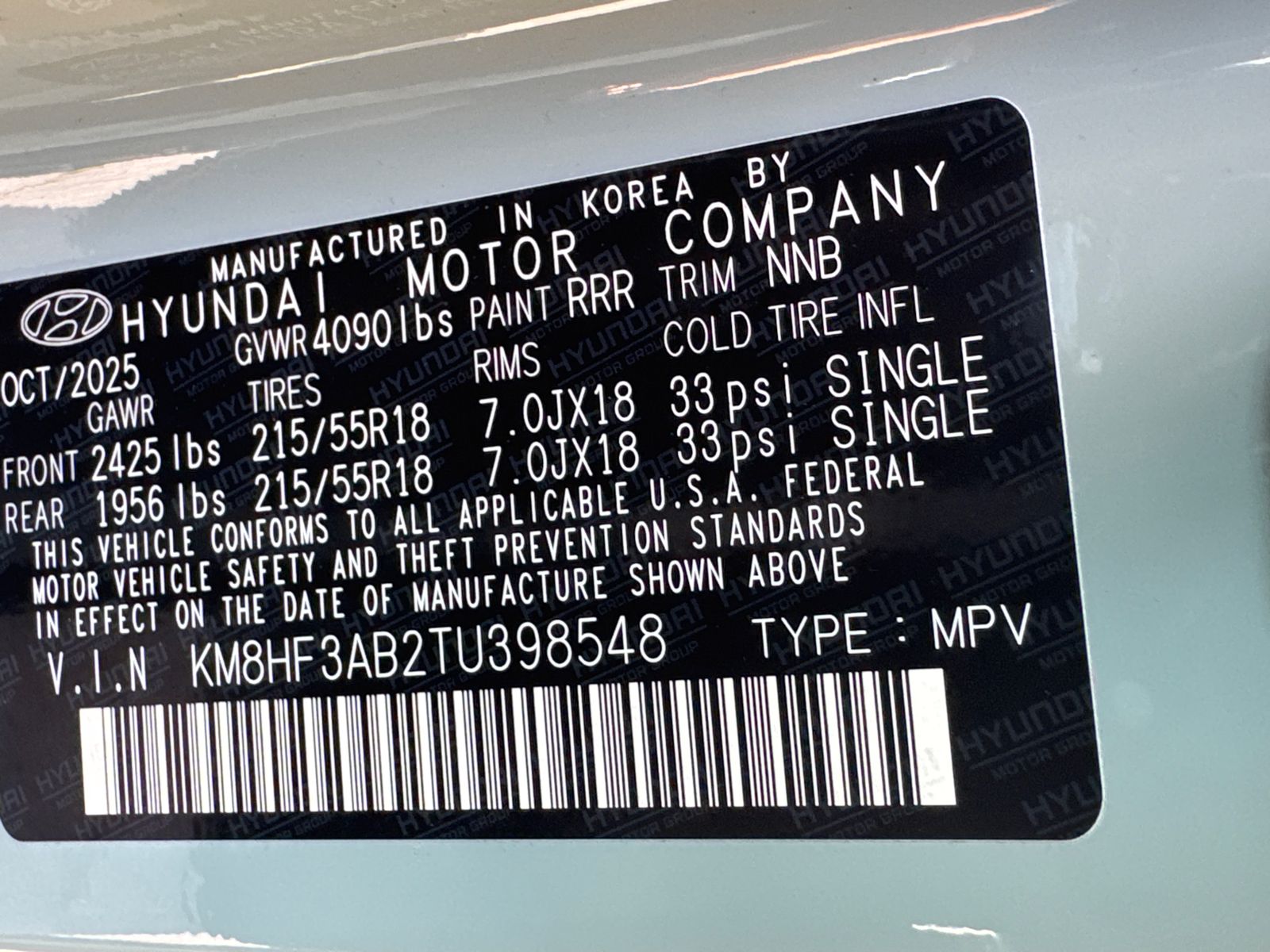 Used 2026 Green Hyundai SEL Sport image 32