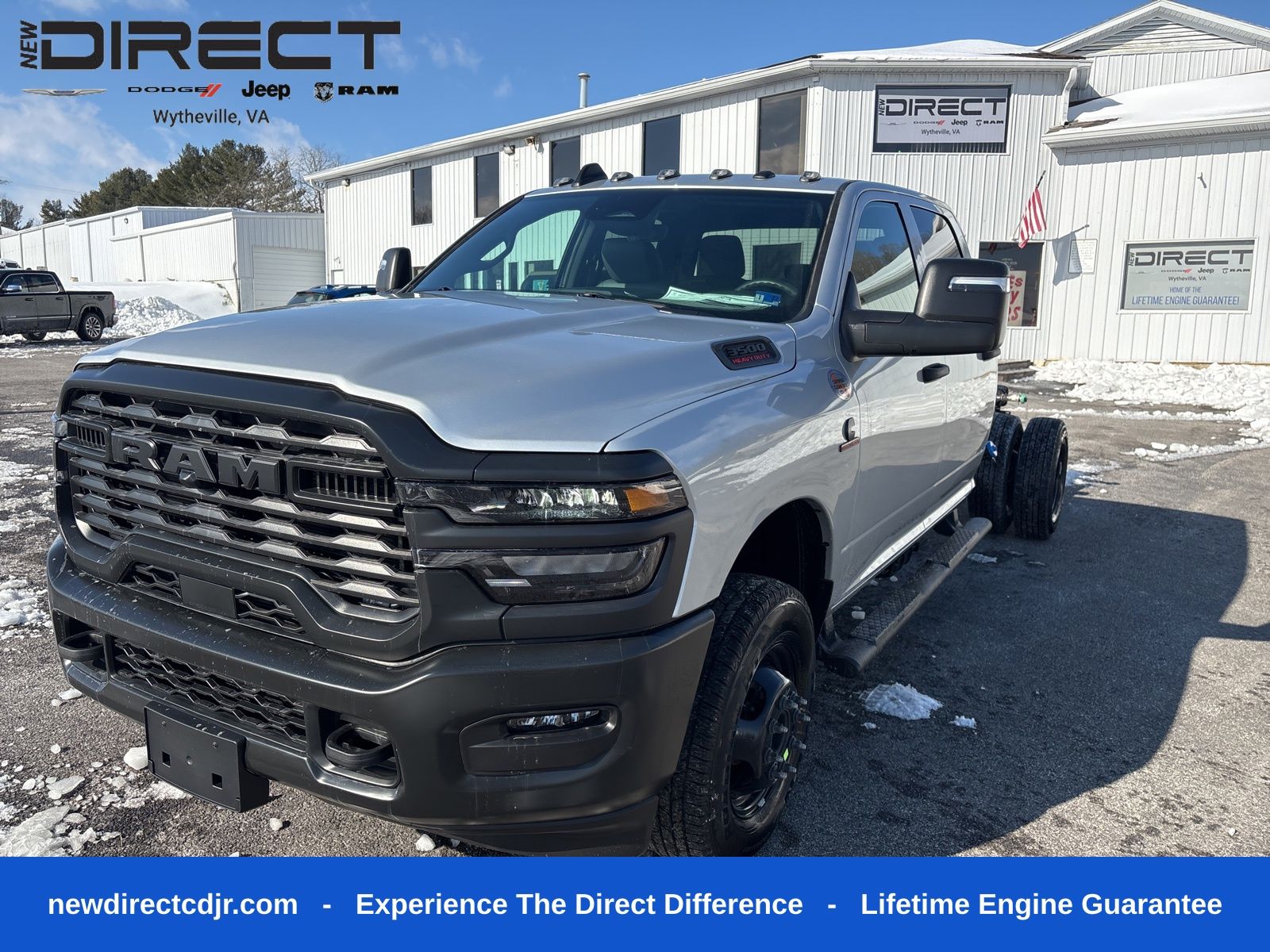 Silver Zynith 2026 RAM 3500 Chassis Tradesman Crew Cab LB DRW 4WD Pickup Truck Four-Wheel Drive 8-Speed Automatic