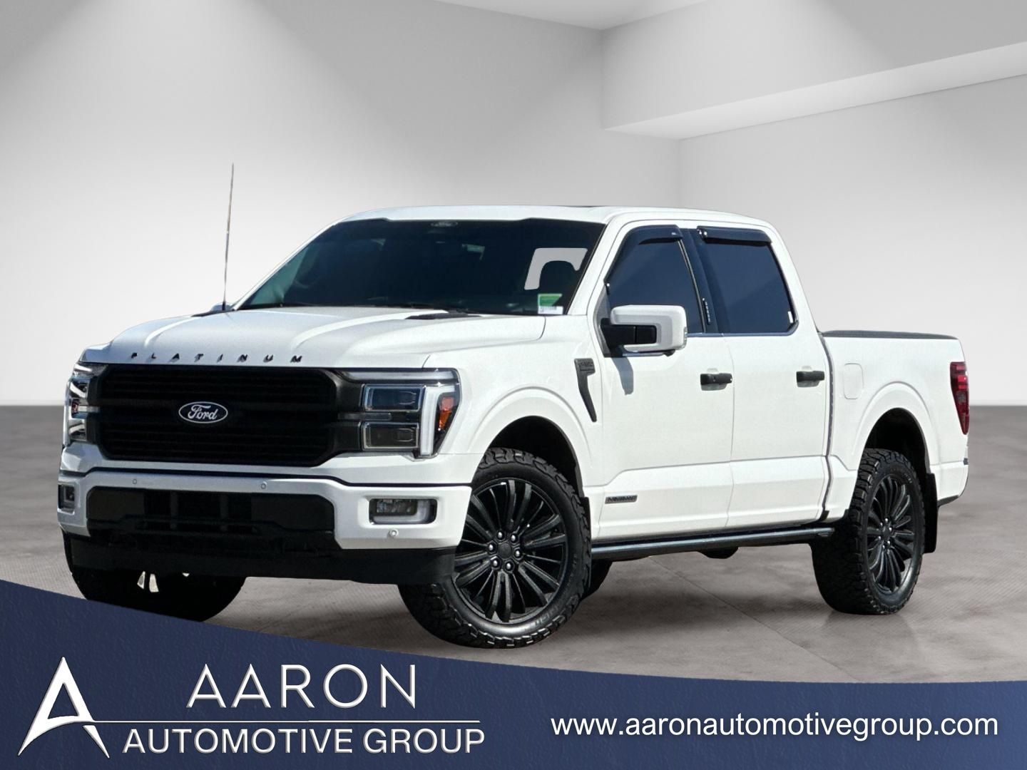 White Metallic 2024 Ford F-150 Pickup Truck Four-Wheel Drive Automatic