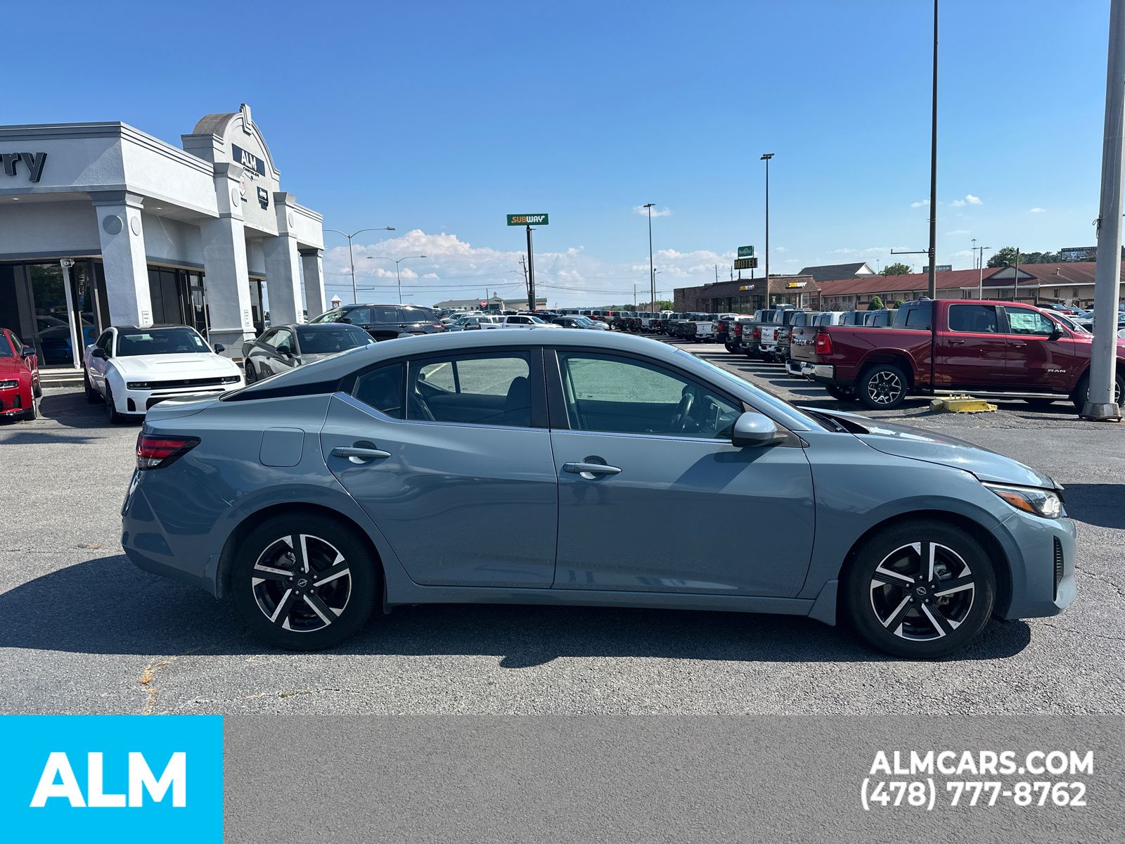 Used 2024 Atlantic Gray Metallic Nissan SV image 10