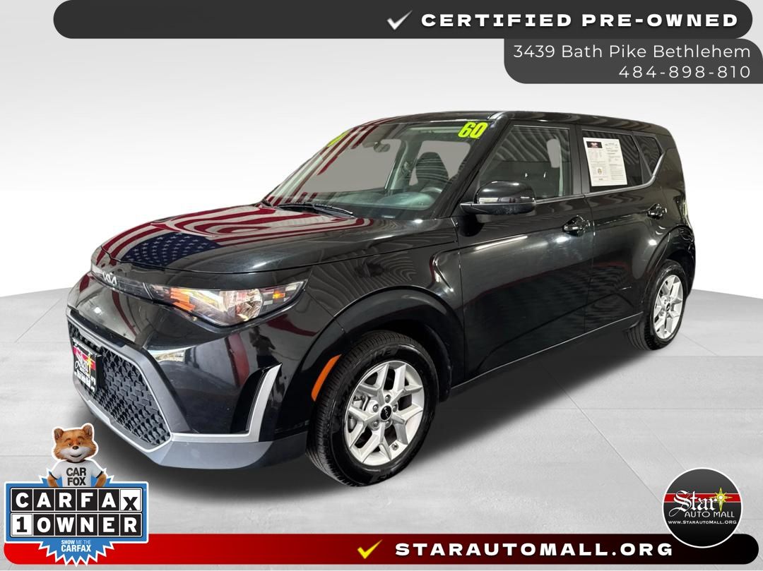 Black 2024 Kia Soul SUV / Crossover Front-Wheel Drive Continuously Variable Transmission