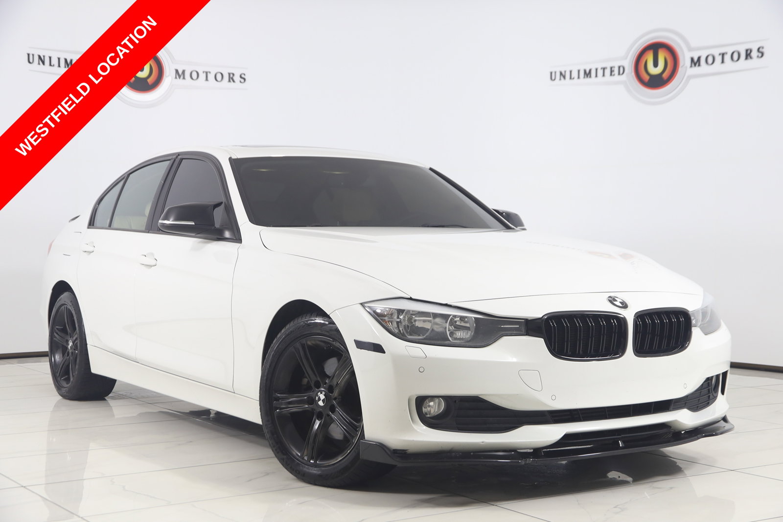 Alpine White 2015 BMW 3 Series Sedan All-Wheel Drive 8-Speed Automatic