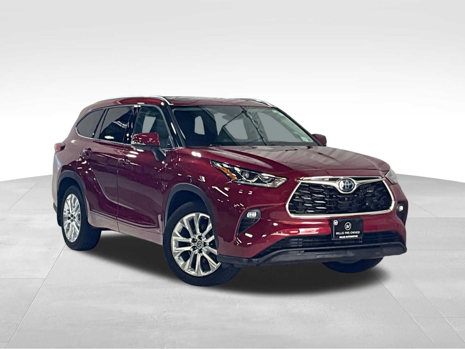 Red (Ruby Flare Pearl) 2022 Toyota Highlander Hybrid SUV / Crossover All-Wheel Drive Continuously Variable Transmission