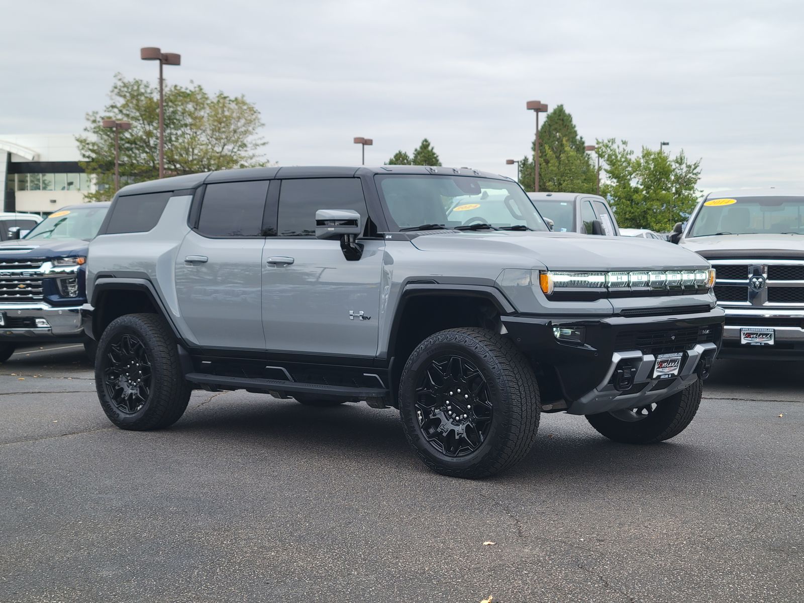 Meteorite Metallic (Gray) 2024 GMC Hummer EV SUV SUV / Crossover All-Wheel Drive 1-Speed Automatic