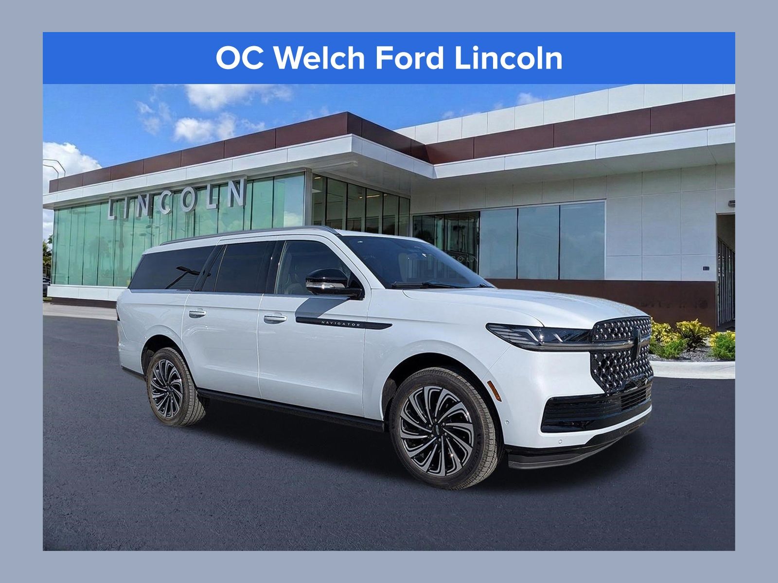 Crystal White 2025 Lincoln Navigator L Black Label 4WD SUV / Crossover Four-Wheel Drive Automatic