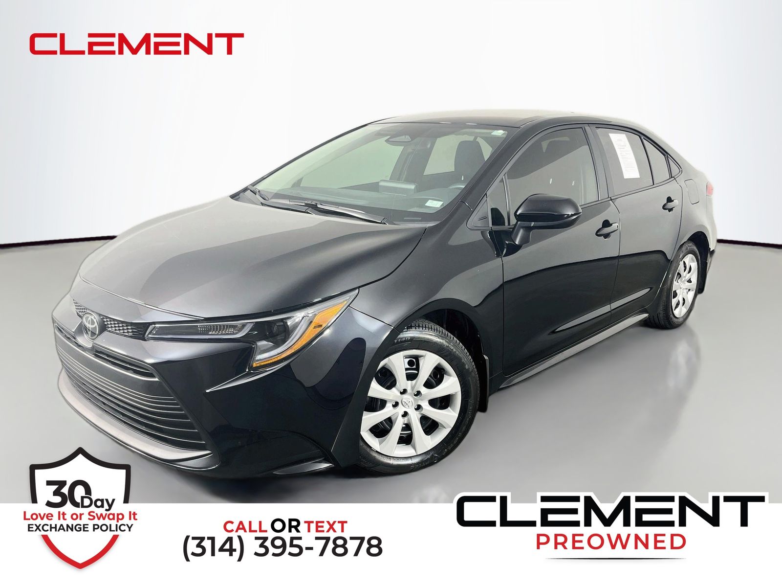 Midnight Black Metallic 2026 Toyota Corolla Sedan Front-Wheel Drive Continuously Variable Transmission