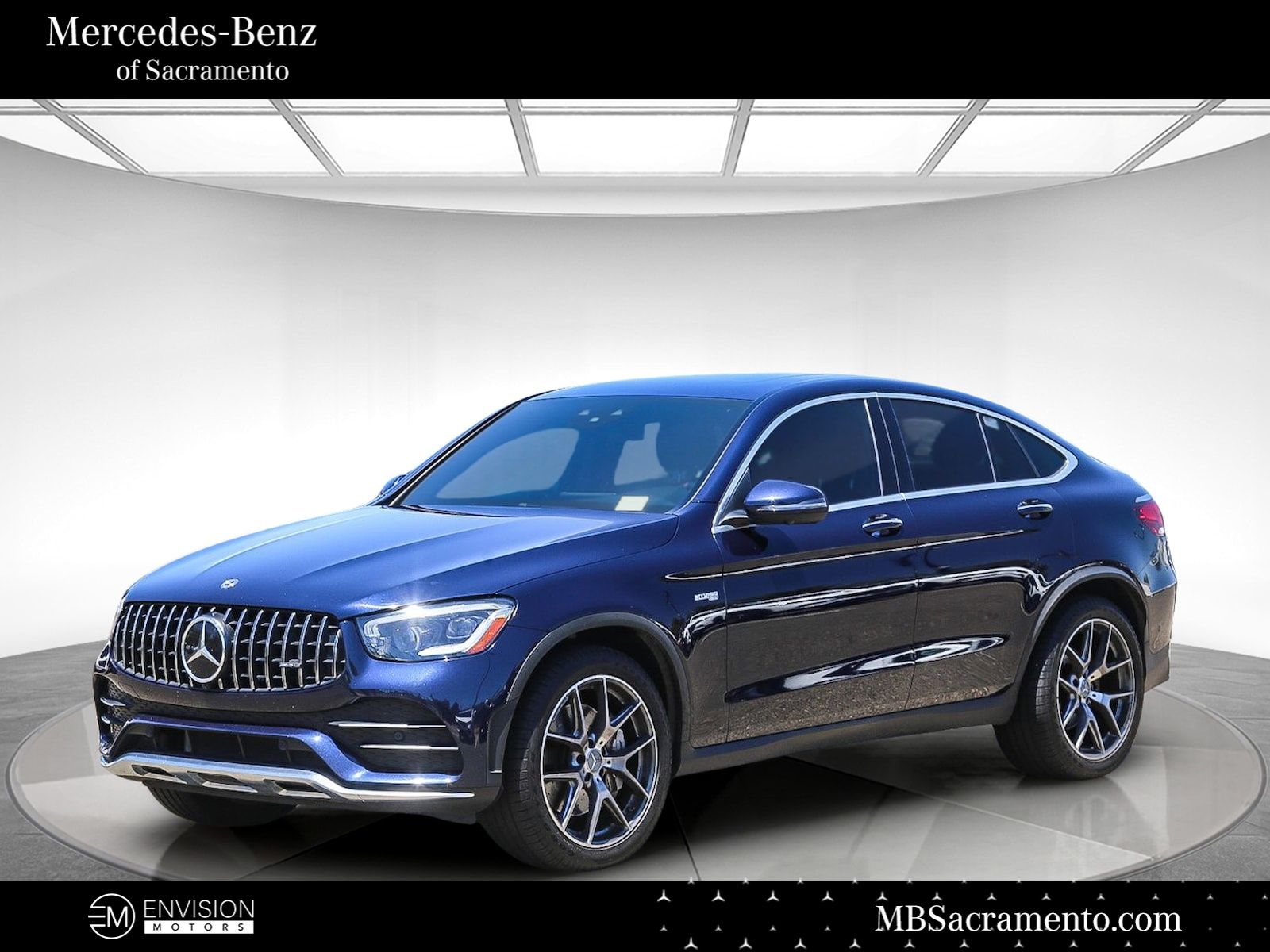 Lunar Blue Metallic 2020 Mercedes-Benz GLC Coupe All-Wheel Drive 9-Speed Automatic
