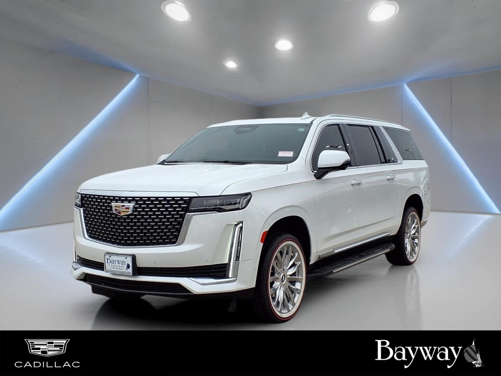 2022 Cadillac Escalade ESV Premium White at DeMontrond Automotive Group