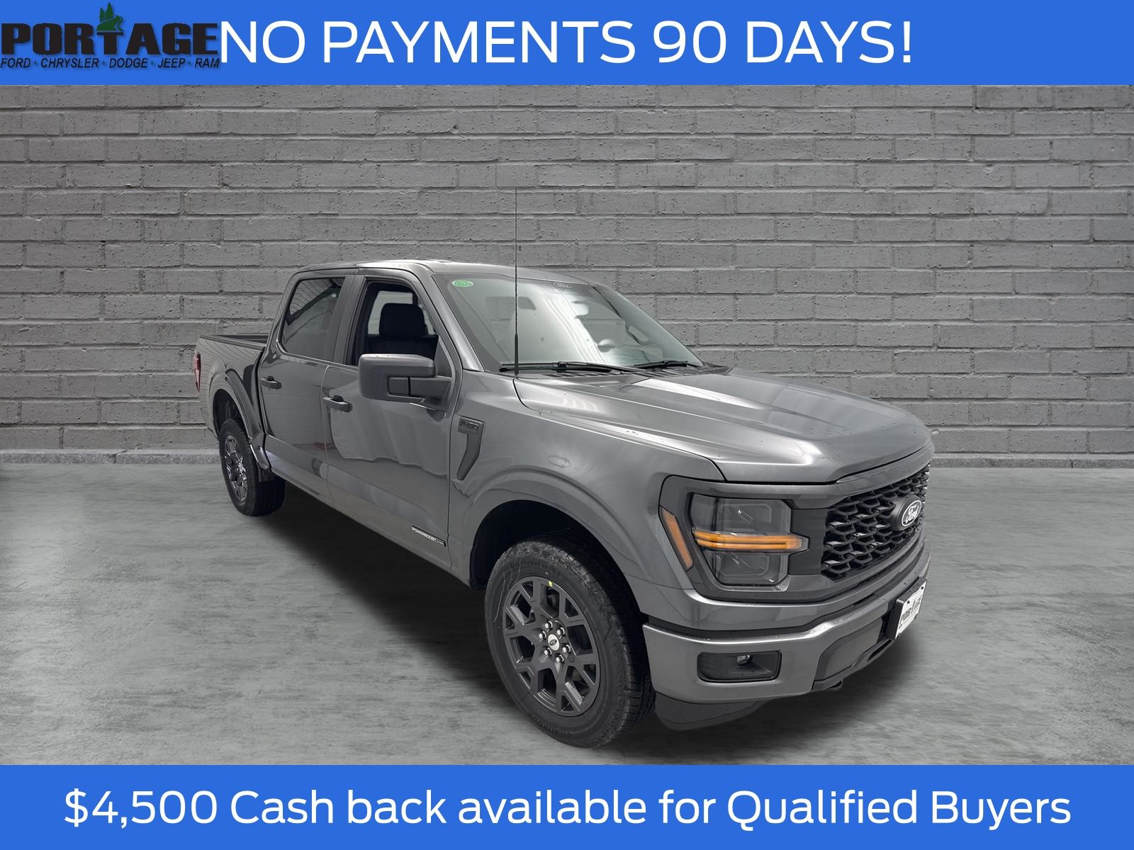 Carbonized Gray Metallic 2026 Ford F-150 Pickup Truck Four-Wheel Drive Automatic