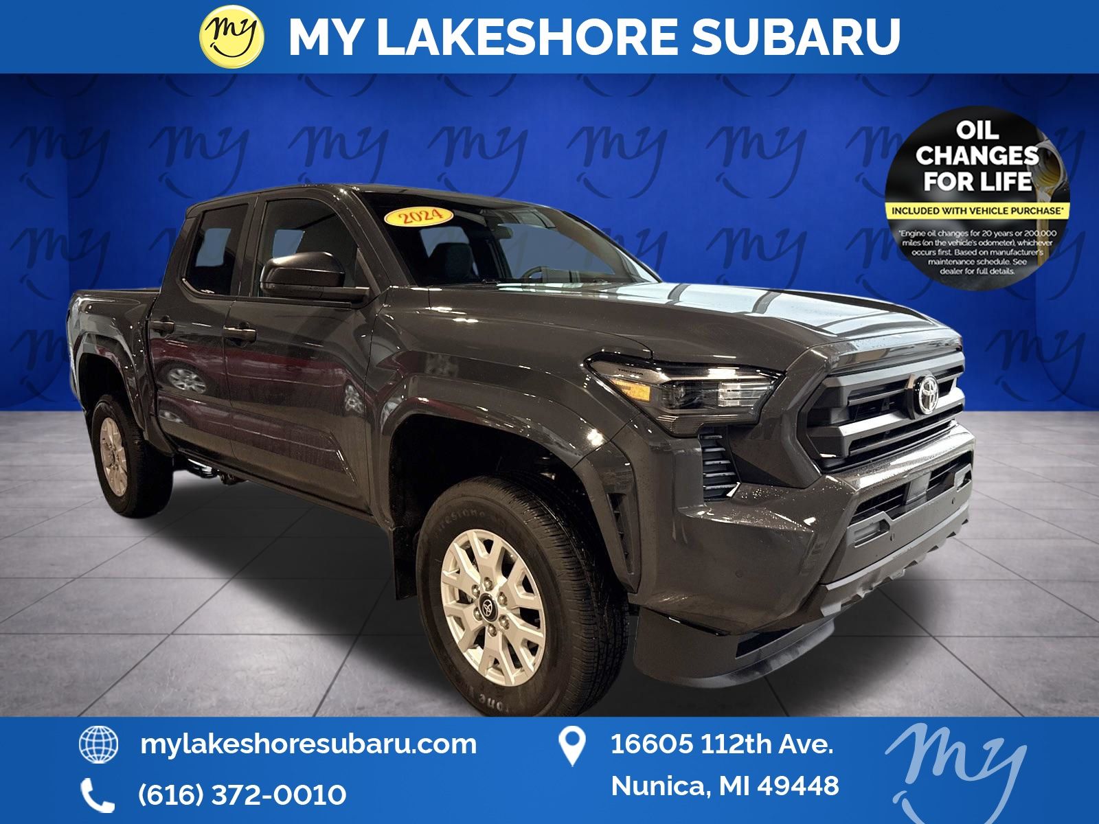 Underground 2024 Toyota Tacoma SR Double Cab 4WD Pickup Truck Four-Wheel Drive 8-Speed Automatic