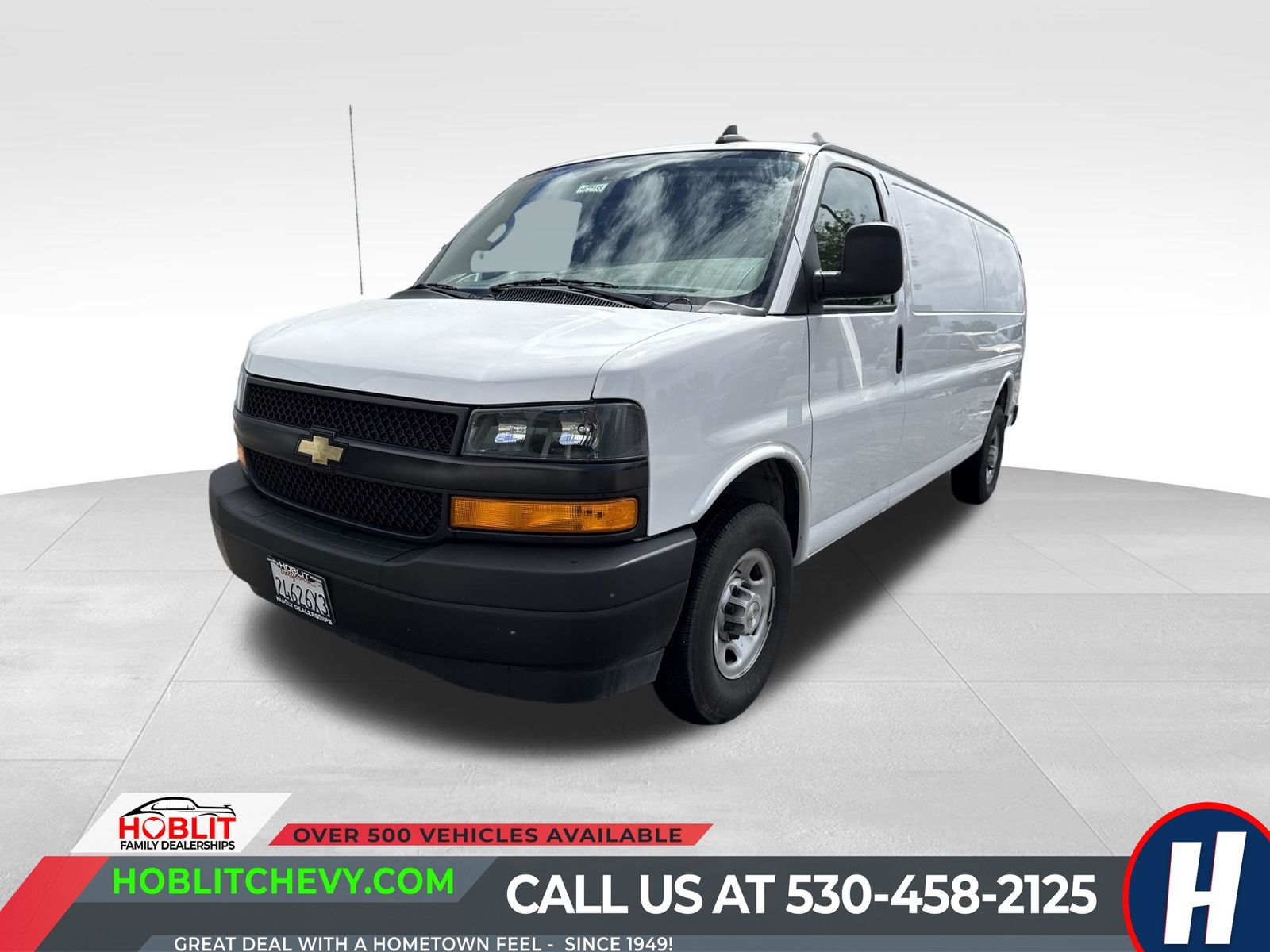Summit White 2022 Chevrolet Express Cargo 2500 Extended RWD Van Rear-Wheel Drive 8-Speed Automatic Overdrive