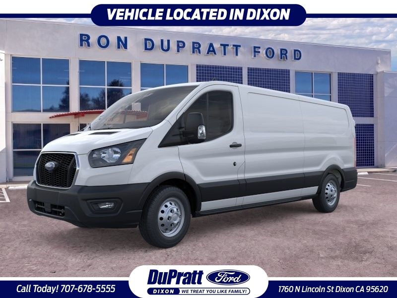 Oxford White 2025 Ford Transit Cargo Van All-Wheel Drive