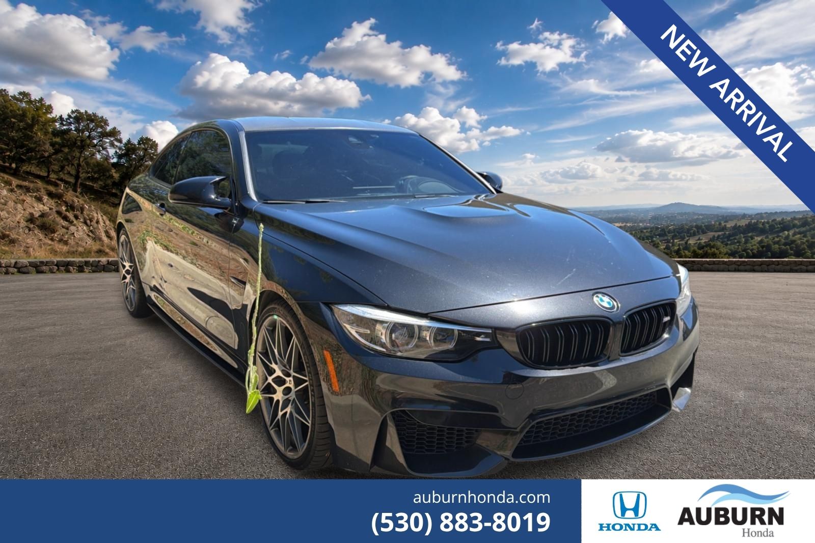 Black Sapphire Metallic 2019 BMW M4 Coupe Rear-Wheel Drive 6-Speed Manual