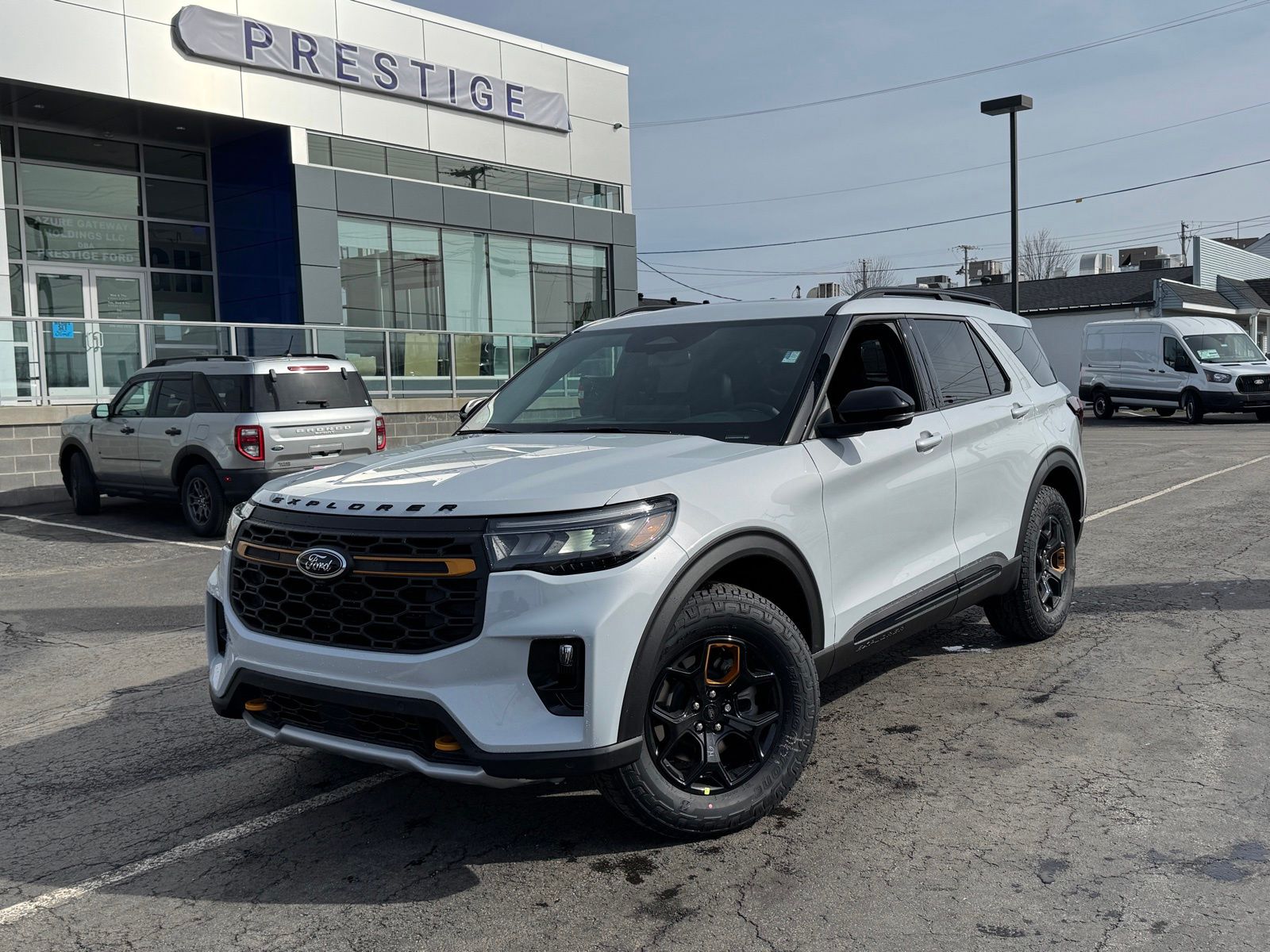 Space White Metallic 2026 Ford Explorer Tremor AWD SUV / Crossover All-Wheel Drive Automatic