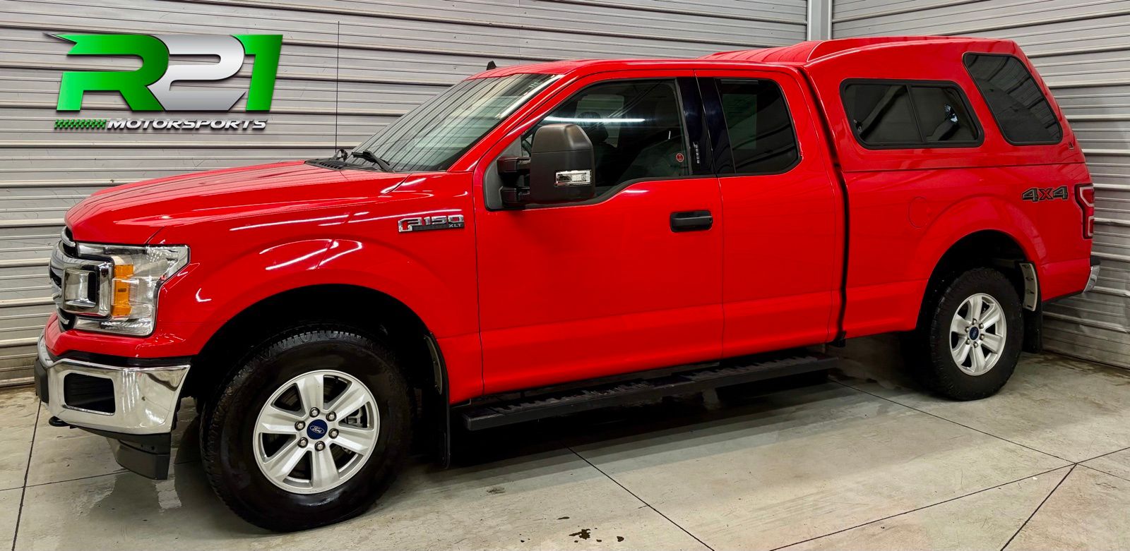Red 2020 Ford F-150 XLT SuperCab 4WD Pickup Truck Four-Wheel Drive Automatic