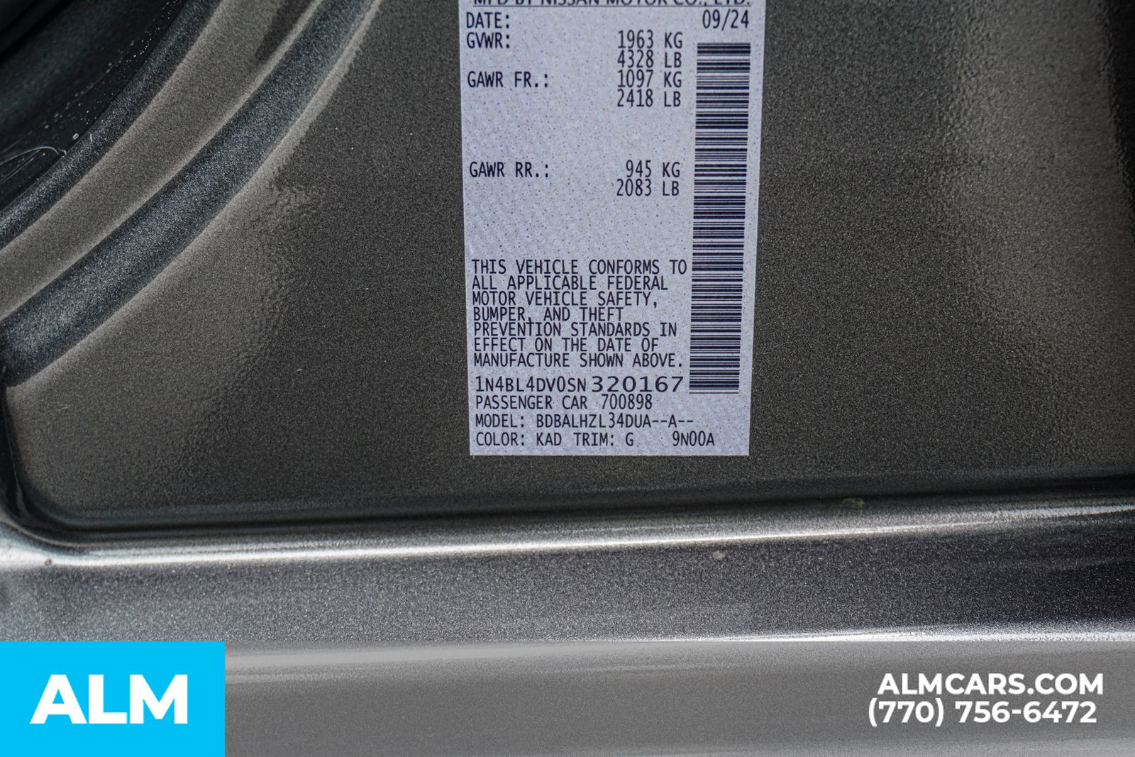 Used 2025 Gray Nissan 2.5 SV image 61