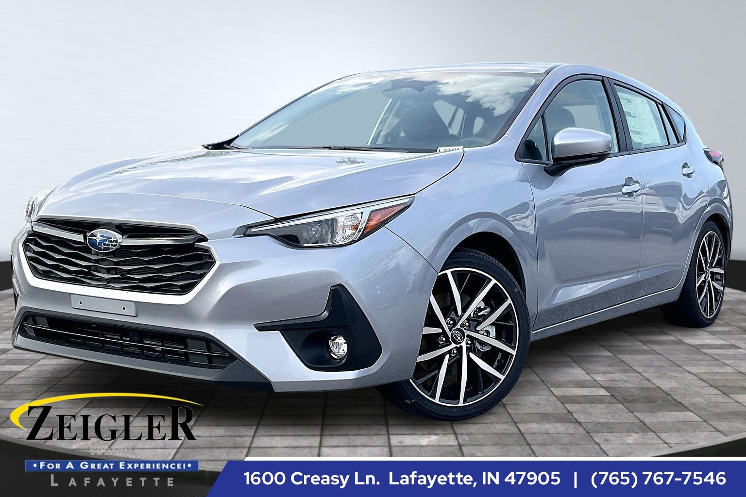 Ice Silver Metallic 2026 Subaru Impreza Sport AWD Wagon All-Wheel Drive Continuously Variable Transmission