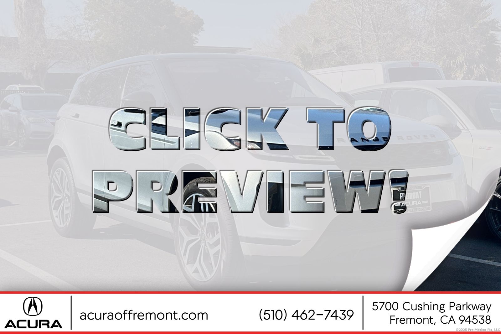 2020 Land Rover Range Rover Evoque P250 SE AWD