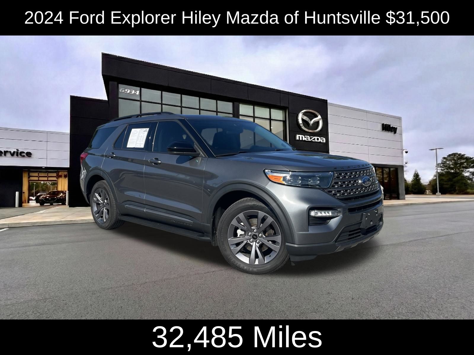 Gray Metallic 2024 Ford Explorer SUV / Crossover All-Wheel Drive Automatic