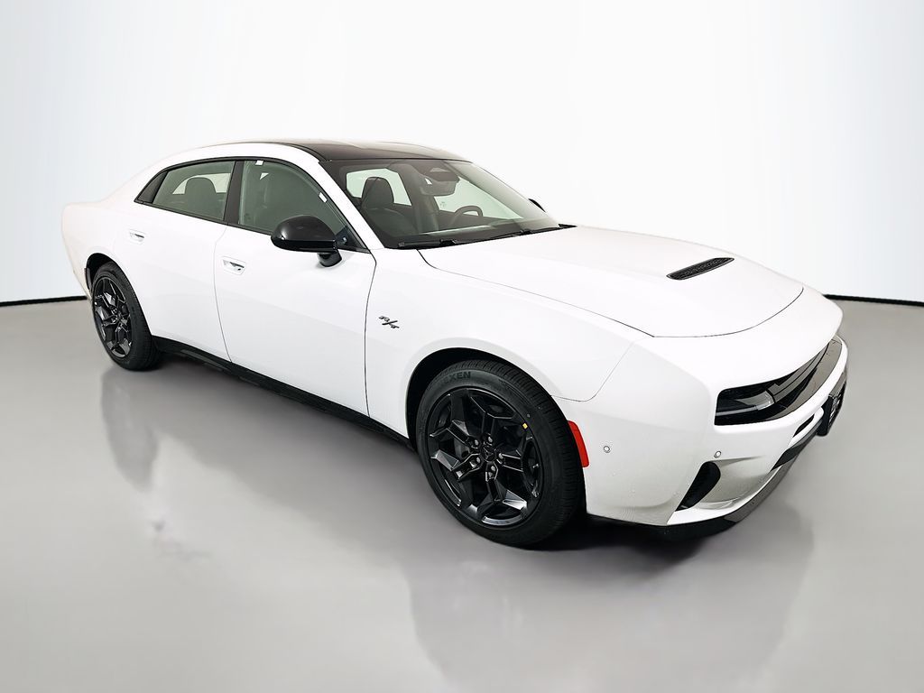 Bright White Clearcoat 2026 Dodge Charger Sedan All-Wheel Drive 8-Speed Automatic