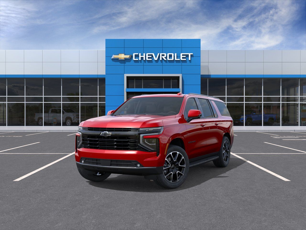 2026 Chevrolet Suburban RST Red at Ross Downing Chevrolet
