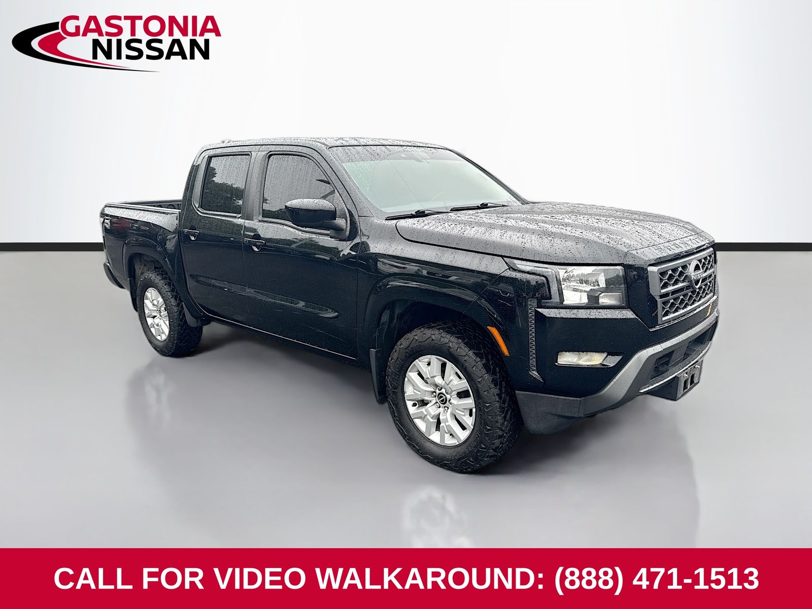 Super Black 2023 Nissan Frontier Pickup Truck Four-Wheel Drive 9-Speed Automatic
